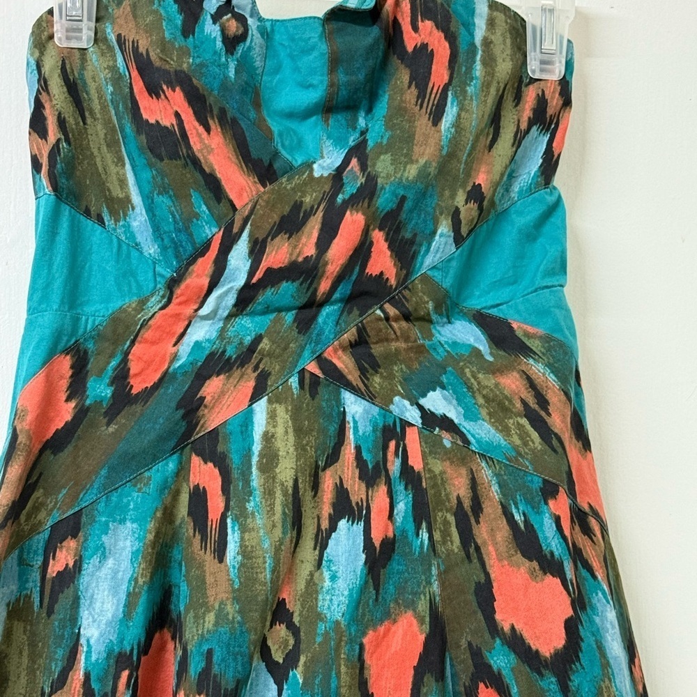 Anthropology girls from savoy Elegant Kids Formal Dress in Teal and Coral - Picture 12 of 16